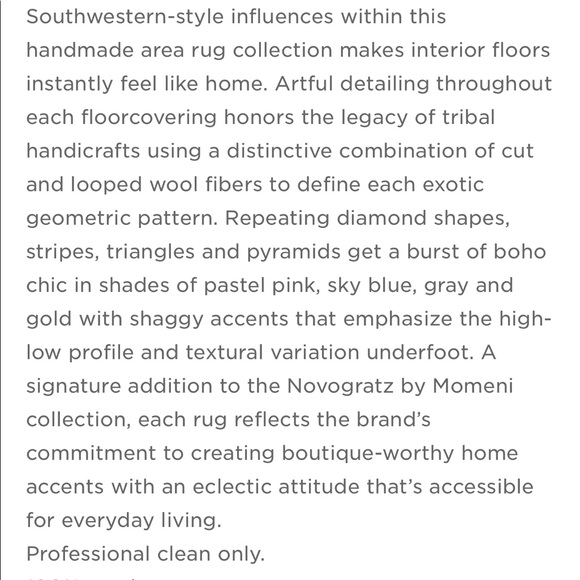 Momeni Isabella Grey Geometric Runner Rug - Picture 2 of 9